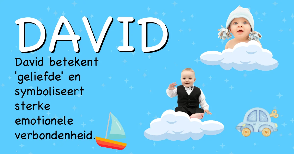 Betekenis van de naam David - Ontdek de herkomst en betekenis van deze voornaam