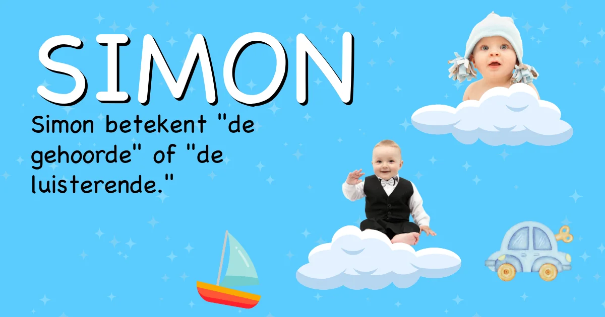 Betekenis van de naam Simon - Ontdek de herkomst en betekenis van deze voornaam