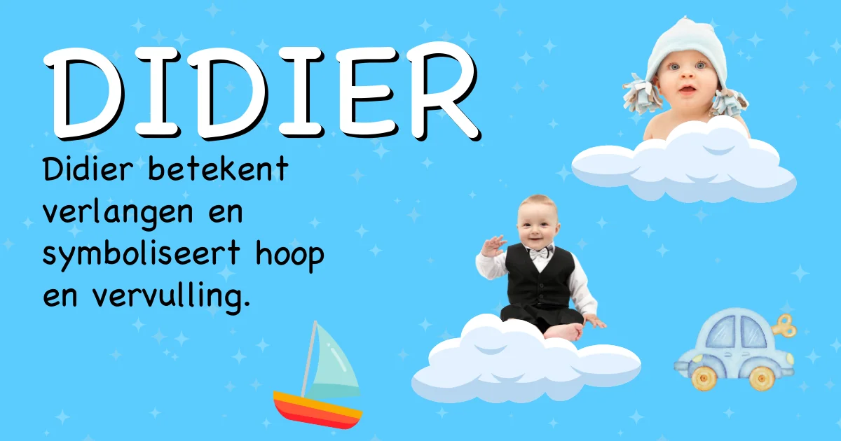 Betekenis van de naam Didier - Ontdek de herkomst en betekenis van deze voornaam