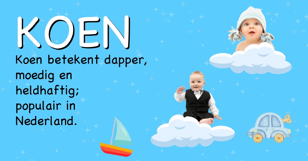 Betekenis van de naam Koen - Ontdek de herkomst en betekenis van deze voornaam