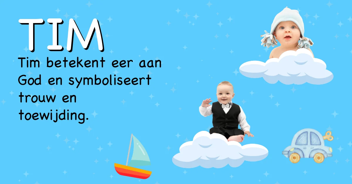 Betekenis van de naam Tim - Ontdek de herkomst en betekenis van deze voornaam