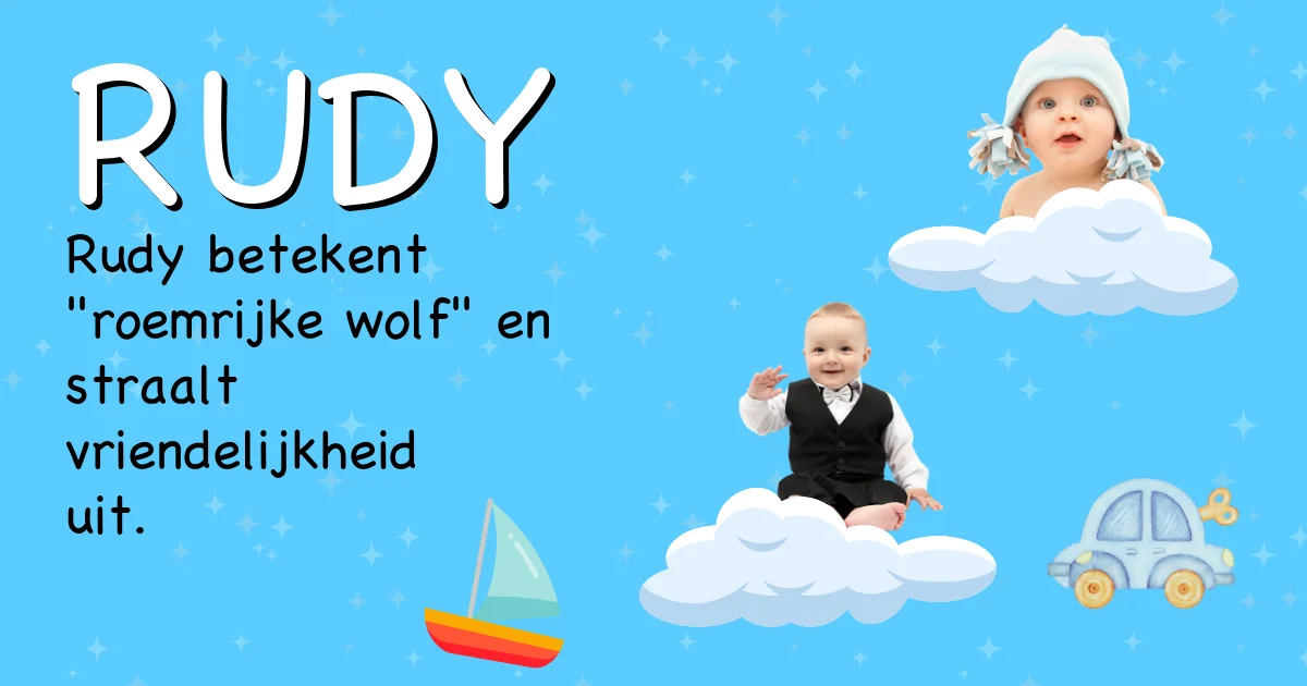 Betekenis van de naam Rudy - Ontdek de herkomst en betekenis van deze voornaam