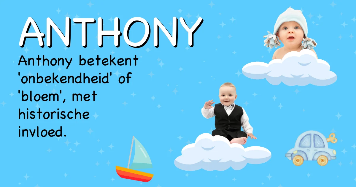 Betekenis van de naam Anthony - Ontdek de herkomst en betekenis van deze voornaam