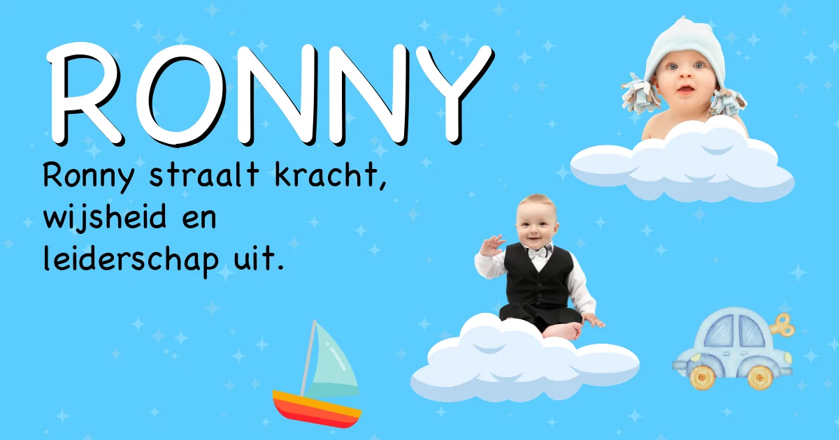 Betekenis van de naam Ronny - Ontdek de herkomst en betekenis van deze voornaam