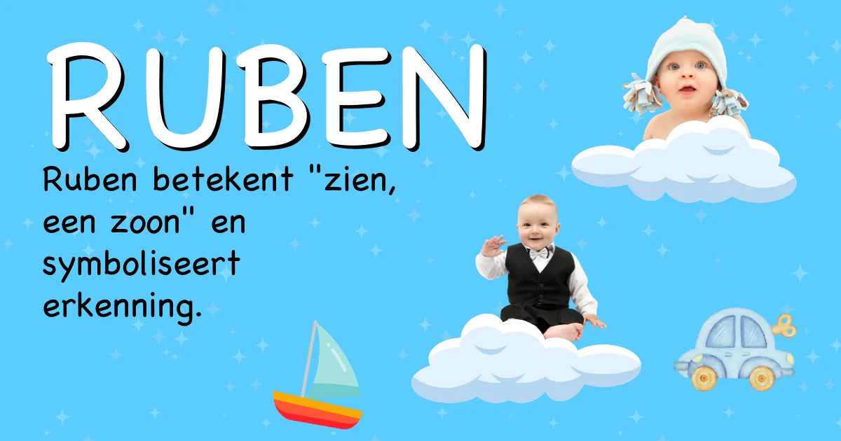 Betekenis van de naam Ruben - Ontdek de herkomst en betekenis van deze voornaam