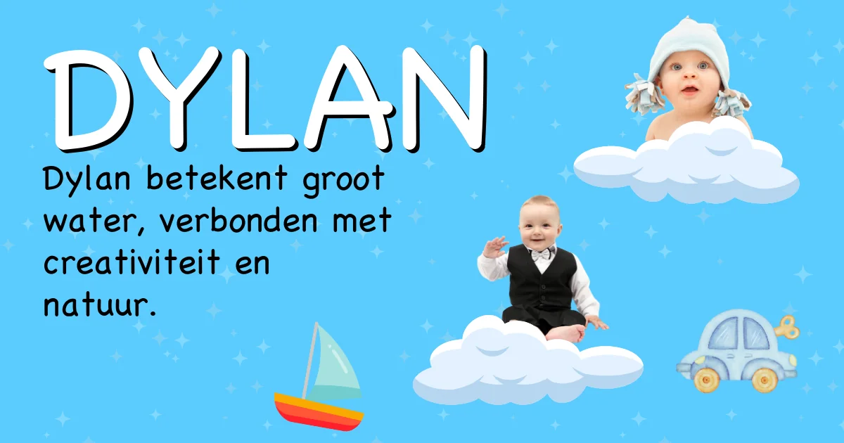 Betekenis van de naam Dylan - Ontdek de herkomst en betekenis van deze voornaam