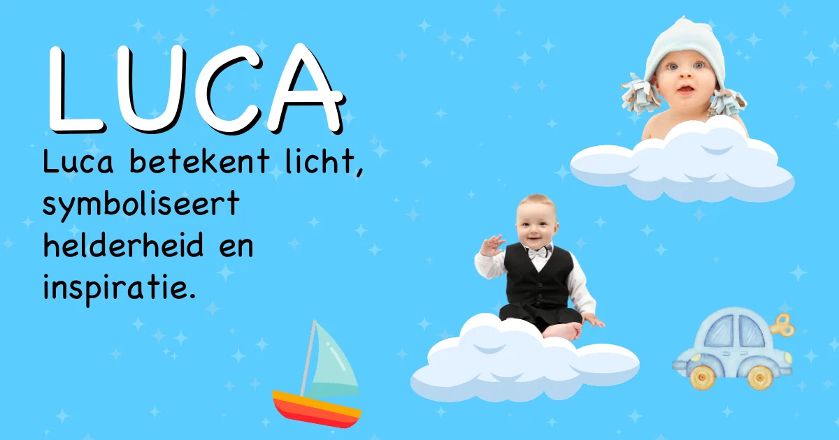 Betekenis van de naam Luca - Ontdek de herkomst en betekenis van deze voornaam