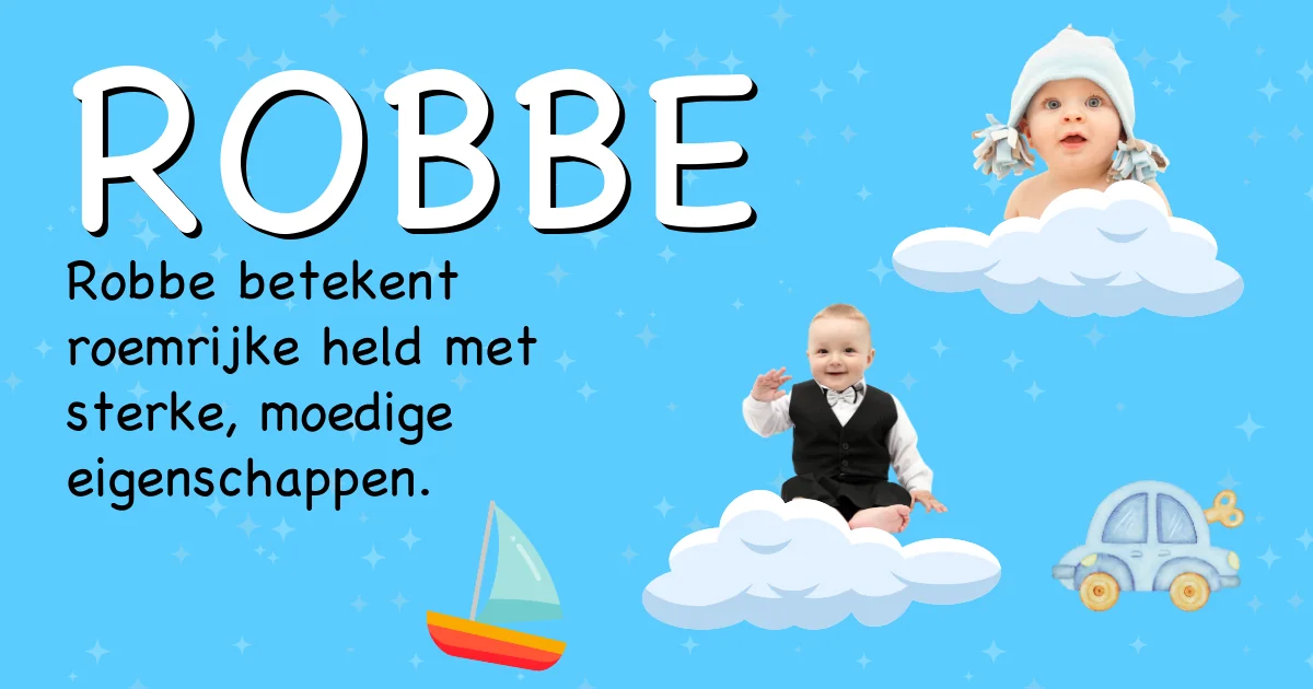 Betekenis van de naam Robbe - Ontdek de herkomst en betekenis van deze voornaam