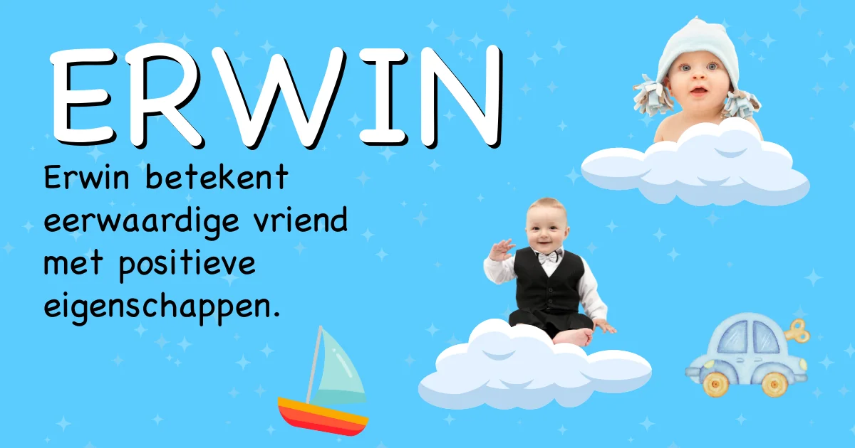 Betekenis van de naam Erwin - Ontdek de herkomst en betekenis van deze voornaam