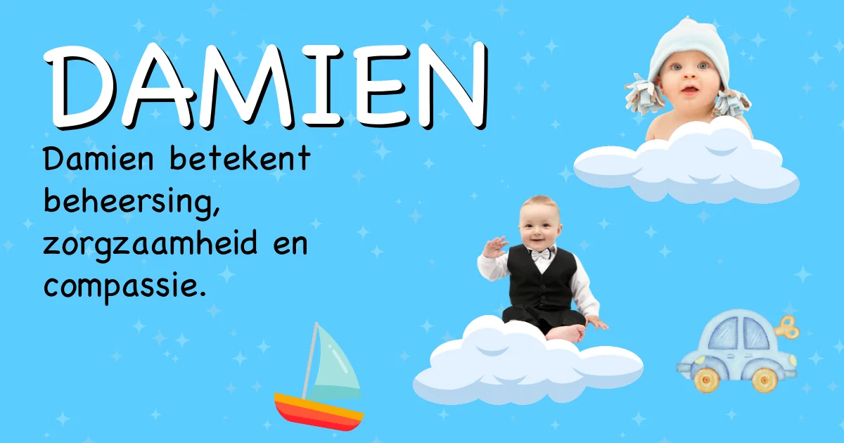 Betekenis van de naam Damien - Ontdek de herkomst en betekenis van deze voornaam
