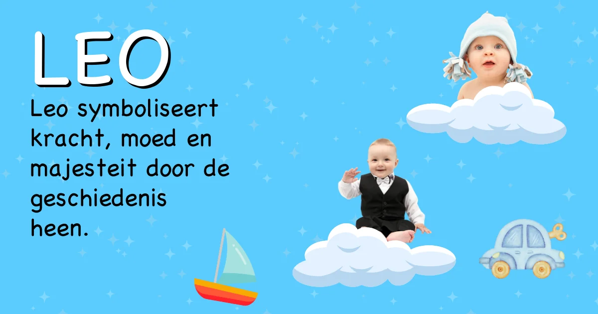 Betekenis van de naam Leo - Ontdek de herkomst en betekenis van deze voornaam