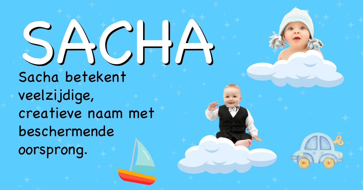 Betekenis van de naam Sacha - Ontdek de herkomst en betekenis van deze voornaam