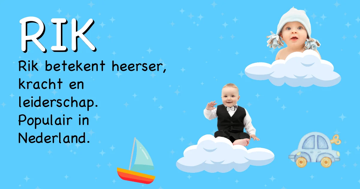 Betekenis van de naam Rik - Ontdek de herkomst en betekenis van deze voornaam