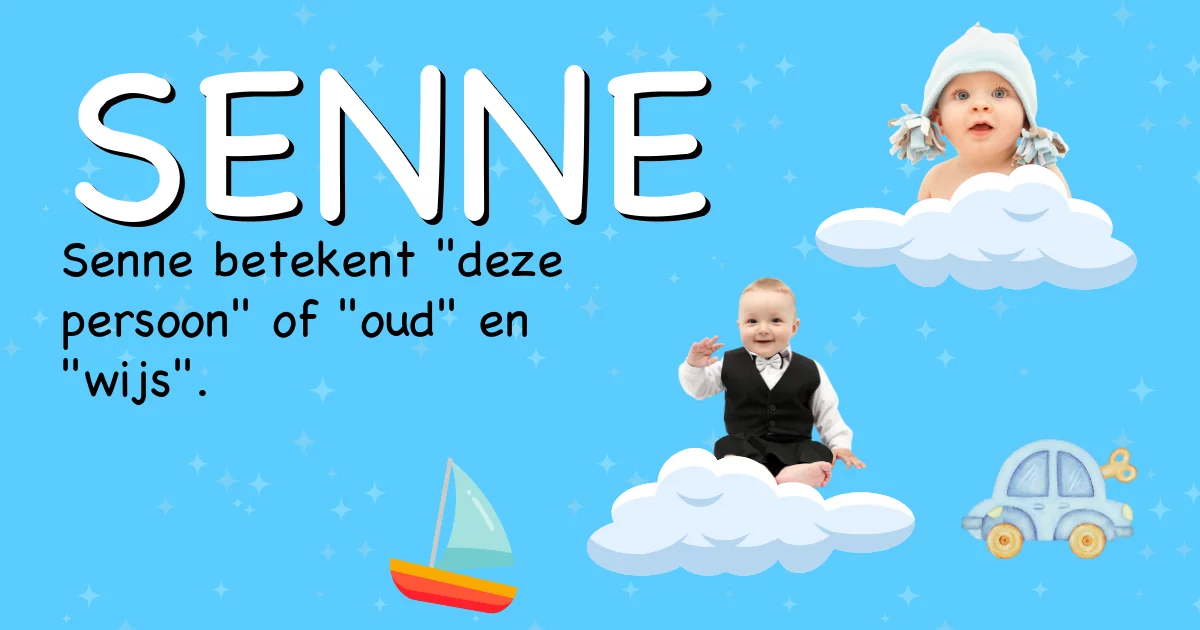 Betekenis van de naam Senne - Ontdek de herkomst en betekenis van deze voornaam