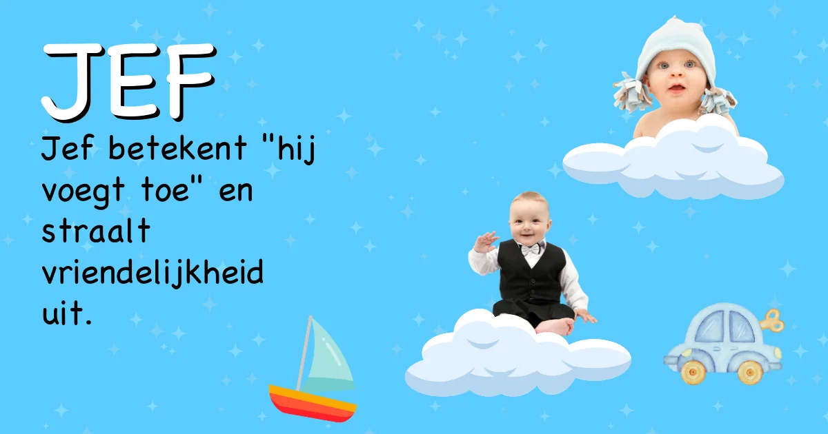 Betekenis van de naam Jef - Ontdek de herkomst en betekenis van deze voornaam