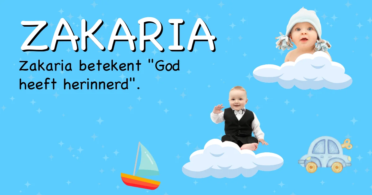 Betekenis van de naam Zakaria - Ontdek de herkomst en betekenis van deze voornaam