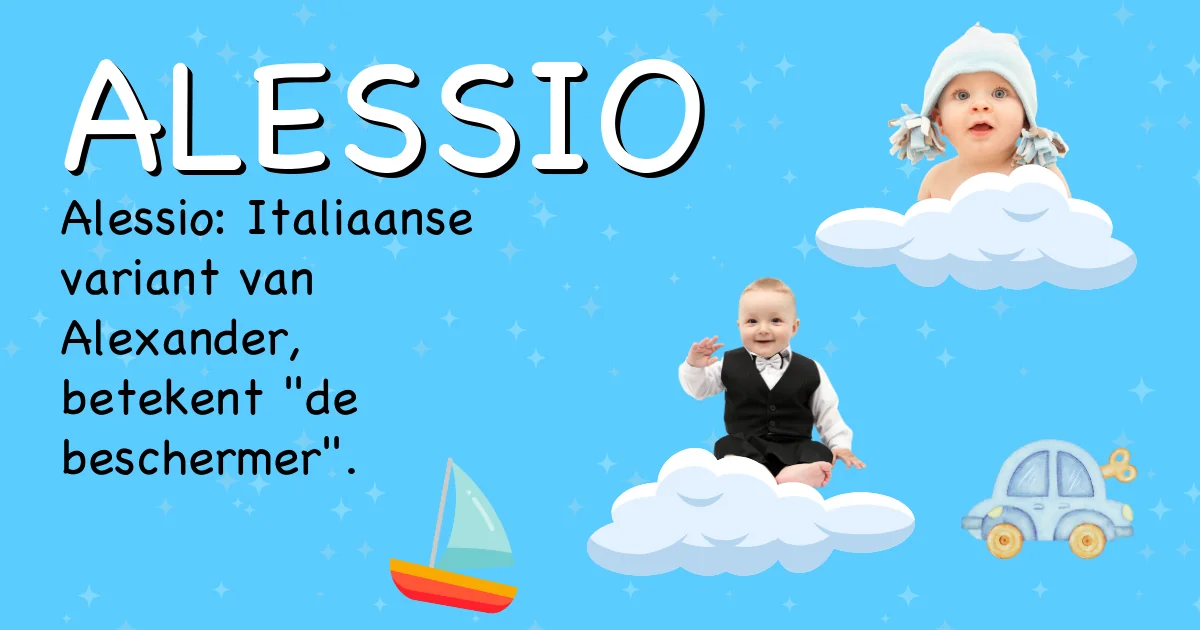 Betekenis van de naam Alessio - Ontdek de herkomst en betekenis van deze voornaam