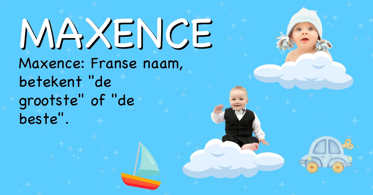 Betekenis van de naam Maxence - Ontdek de herkomst en betekenis van deze voornaam