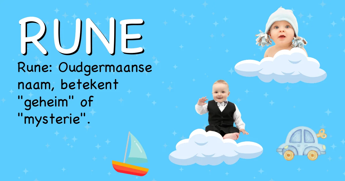 Betekenis van de naam Rune - Ontdek de herkomst en betekenis van deze voornaam
