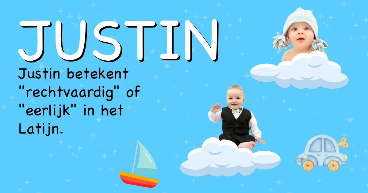 Betekenis van de naam Justin - Ontdek de herkomst en betekenis van deze voornaam