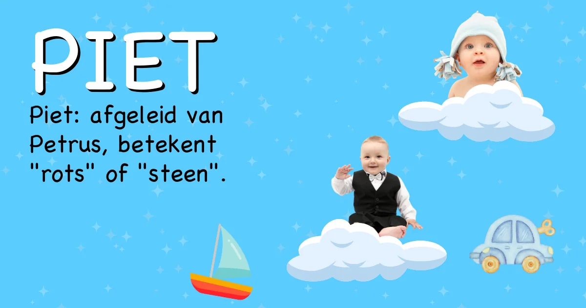 Betekenis van de naam Piet - Ontdek de herkomst en betekenis van deze voornaam