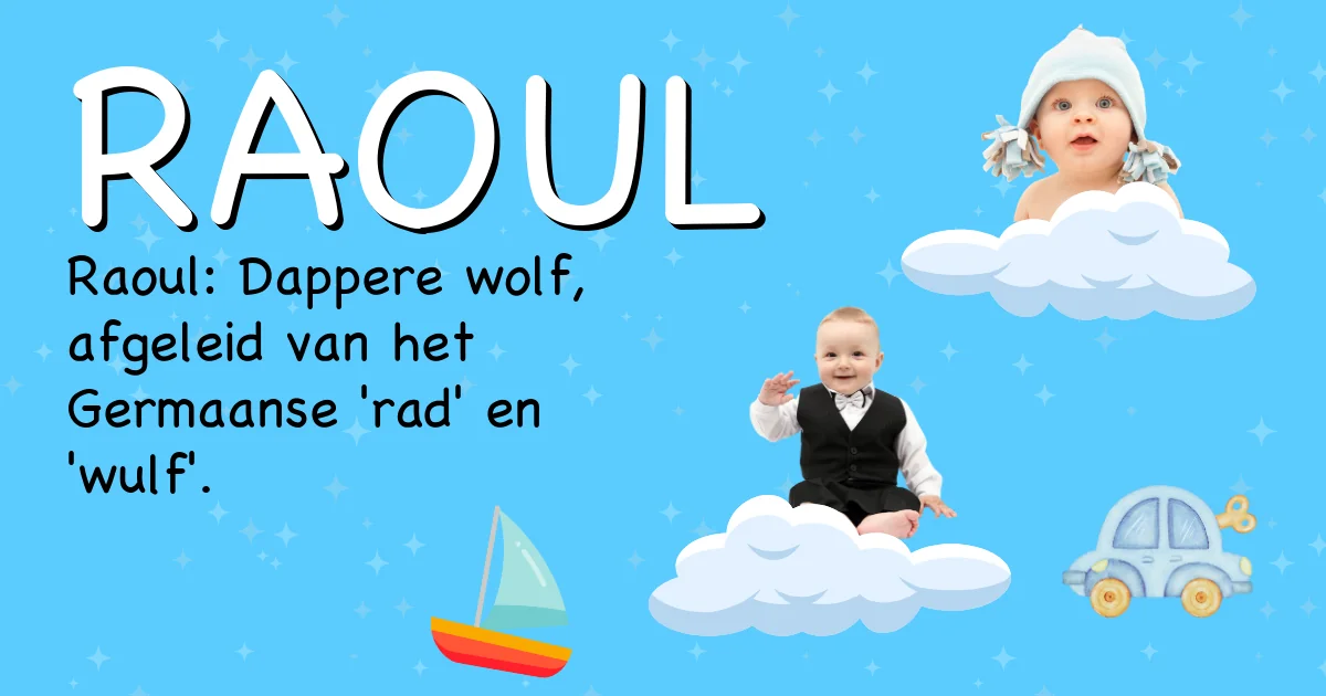 Betekenis van de naam Raoul - Ontdek de herkomst en betekenis van deze voornaam