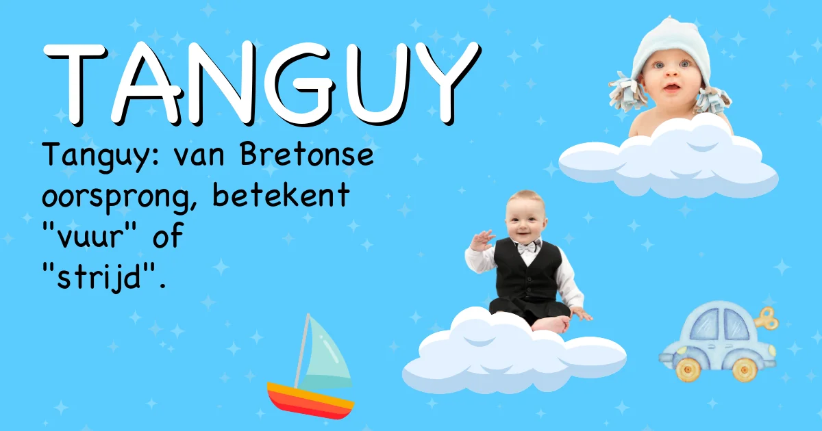 Betekenis van de naam Tanguy - Ontdek de herkomst en betekenis van deze voornaam