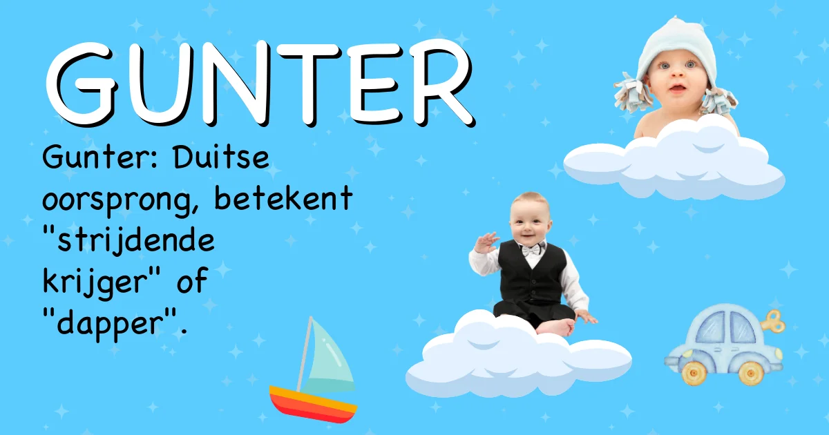 Betekenis van de naam Gunter - Ontdek de herkomst en betekenis van deze voornaam