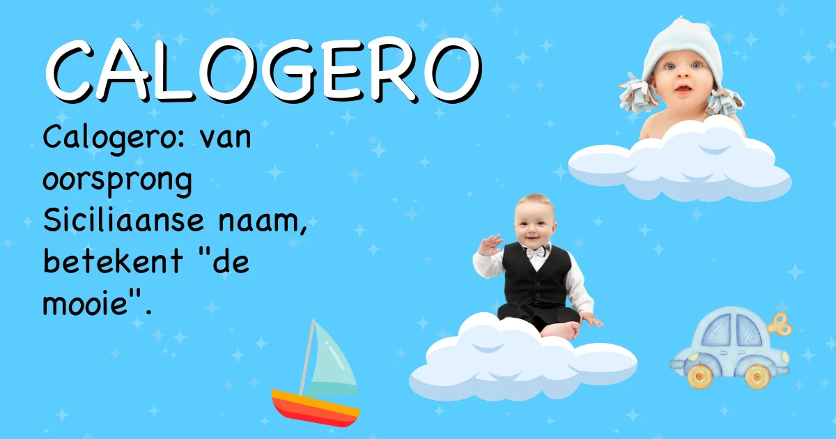 Betekenis van de naam Calogero - Ontdek de herkomst en betekenis van deze voornaam