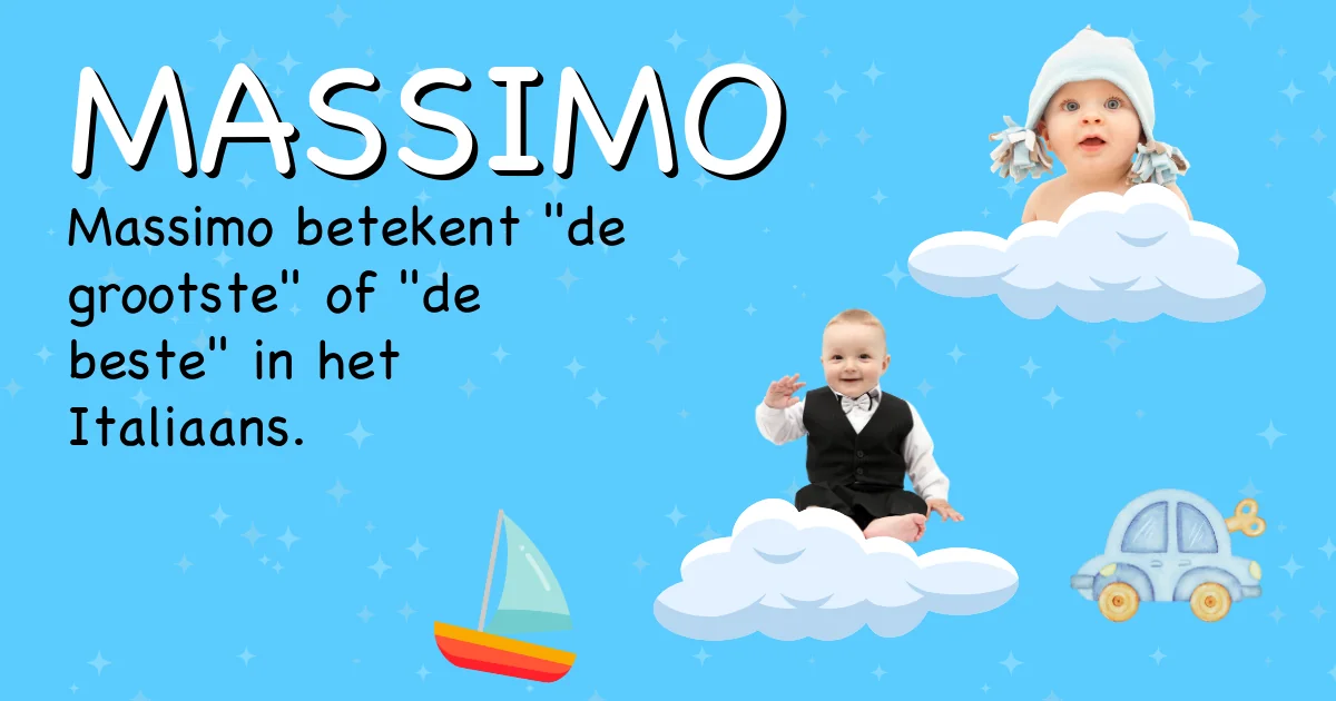 Betekenis van de naam Massimo - Ontdek de herkomst en betekenis van deze voornaam