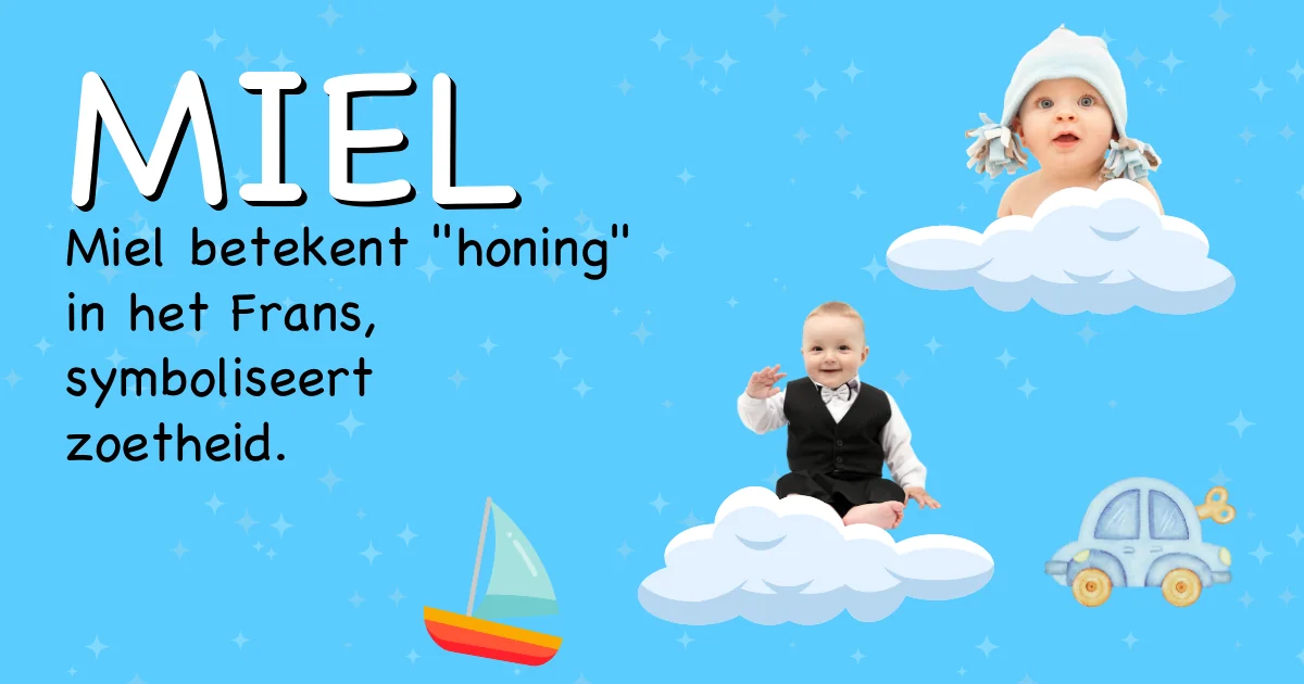 Betekenis van de naam Miel - Ontdek de herkomst en betekenis van deze voornaam