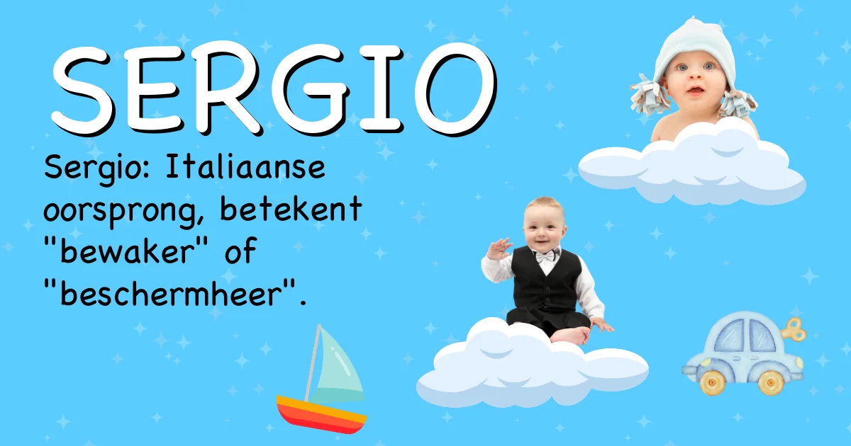Betekenis van de naam Sergio - Ontdek de herkomst en betekenis van deze voornaam