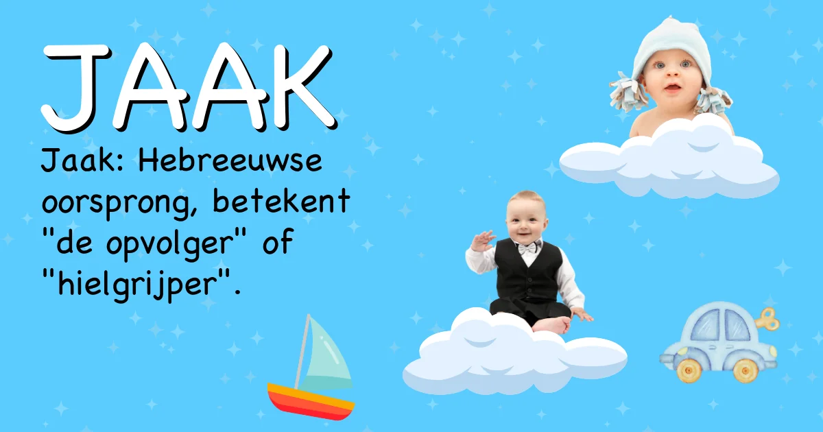 Betekenis van de naam Jaak - Ontdek de herkomst en betekenis van deze voornaam