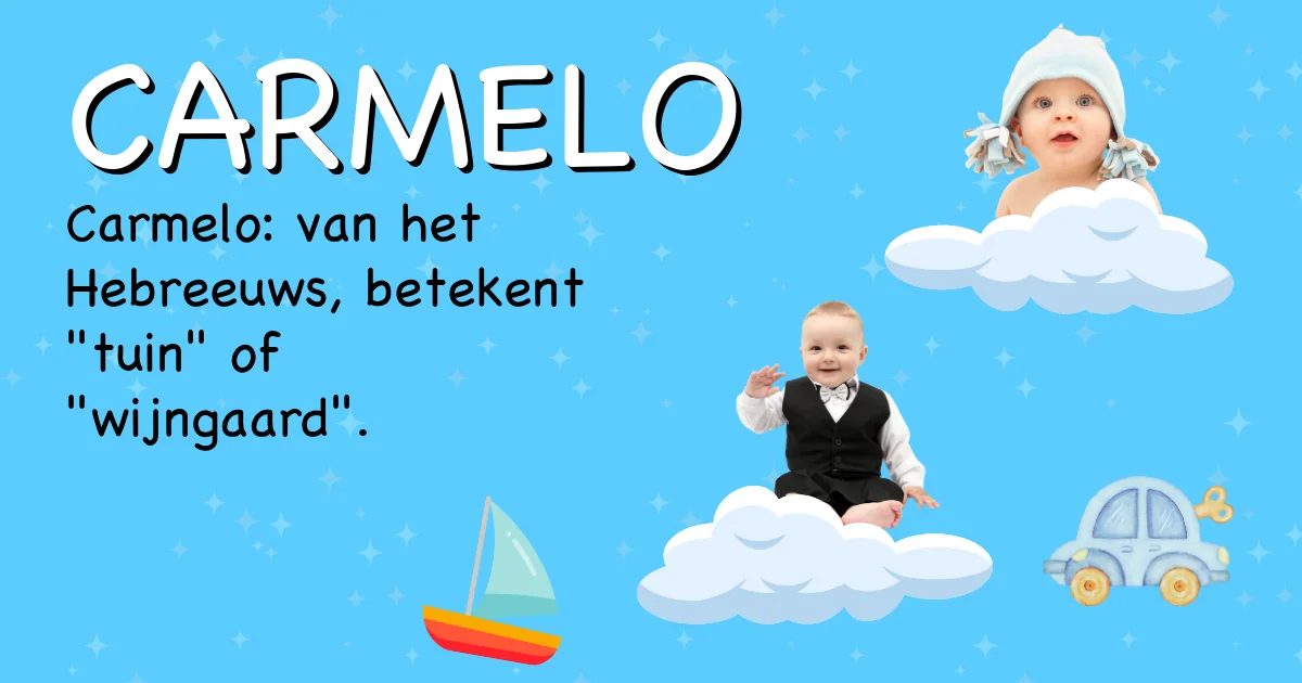 Betekenis van de naam Carmelo - Ontdek de herkomst en betekenis van deze voornaam