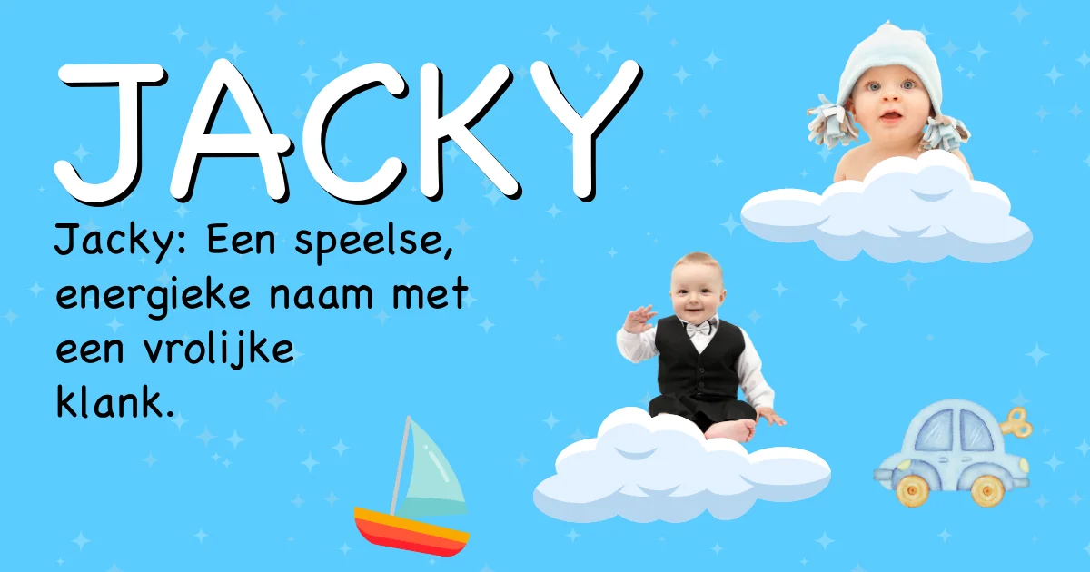 Betekenis van de naam Jacky - Ontdek de herkomst en betekenis van deze voornaam