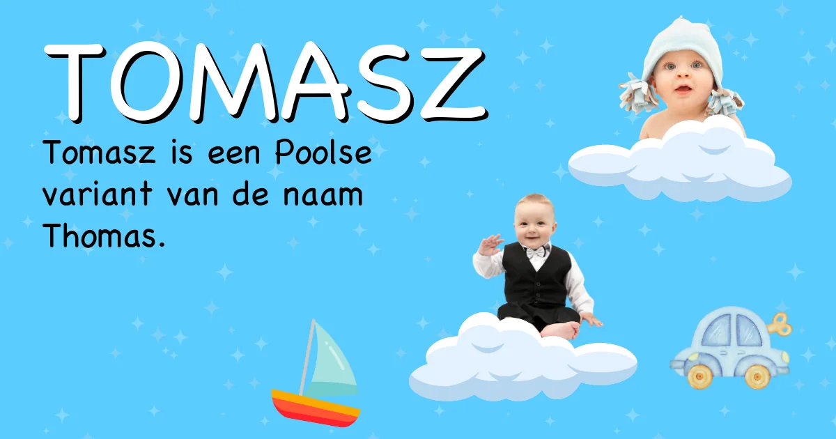 Betekenis van de naam Tomasz - Ontdek de herkomst en betekenis van deze voornaam