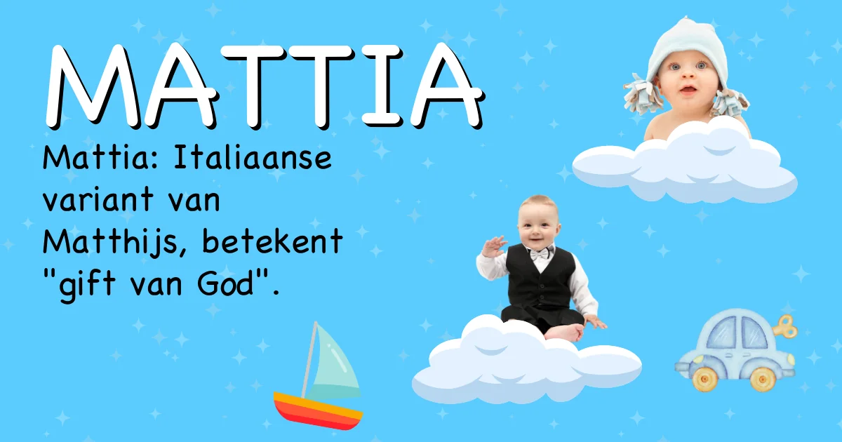 Betekenis van de naam Mattia - Ontdek de herkomst en betekenis van deze voornaam