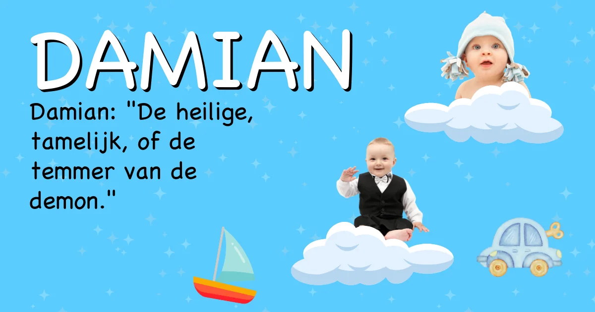 Betekenis van de naam Damian - Ontdek de herkomst en betekenis van deze voornaam