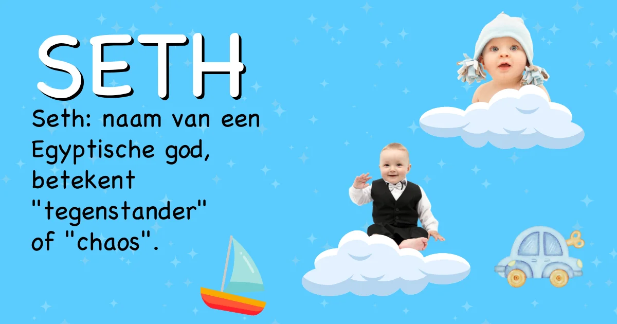 Betekenis van de naam Seth - Ontdek de herkomst en betekenis van deze voornaam