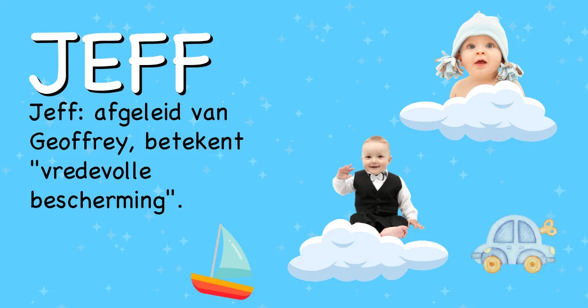 Betekenis van de naam Jeff - Ontdek de herkomst en betekenis van deze voornaam