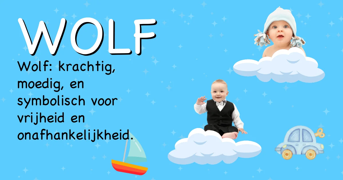 Betekenis van de naam Wolf - Ontdek de herkomst en betekenis van deze voornaam