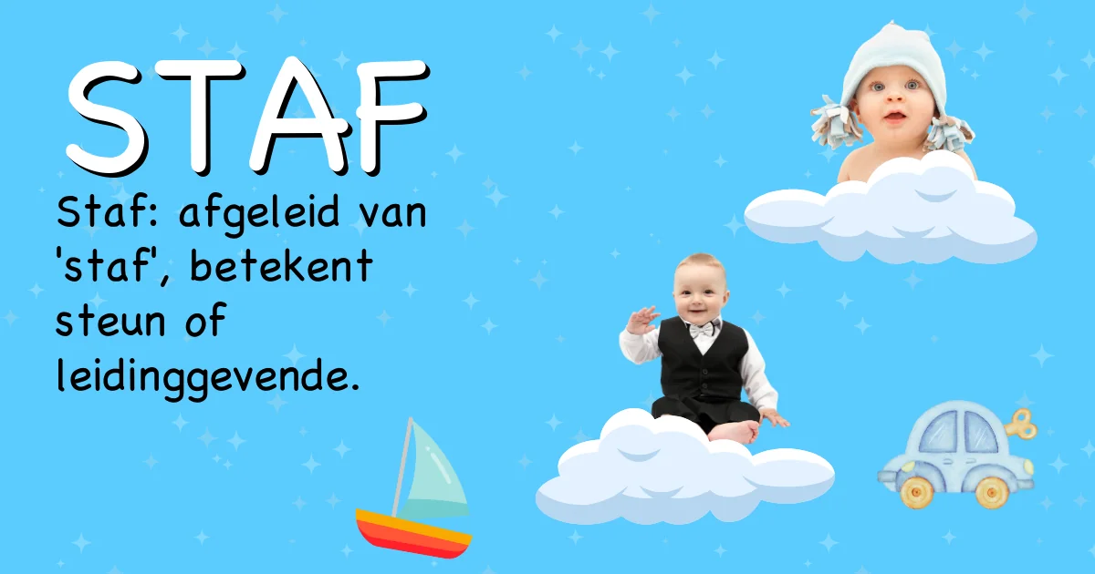 Betekenis van de naam Staf - Ontdek de herkomst en betekenis van deze voornaam