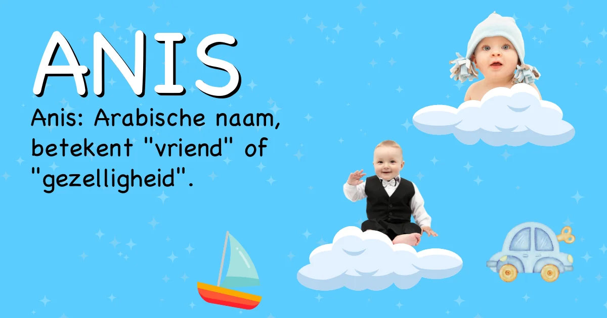 Betekenis van de naam Anis - Ontdek de herkomst en betekenis van deze voornaam
