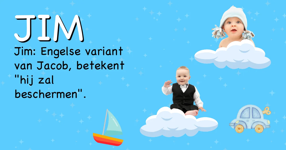 Betekenis van de naam Jim - Ontdek de herkomst en betekenis van deze voornaam