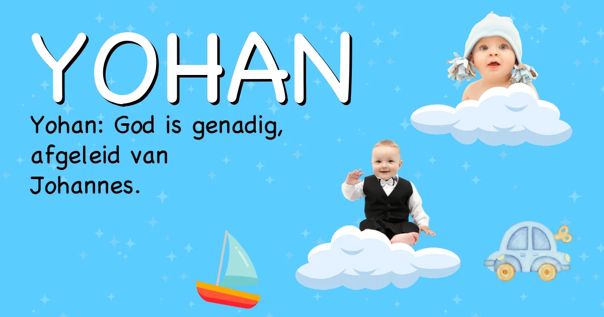 Betekenis van de naam Yohan - Ontdek de herkomst en betekenis van deze voornaam