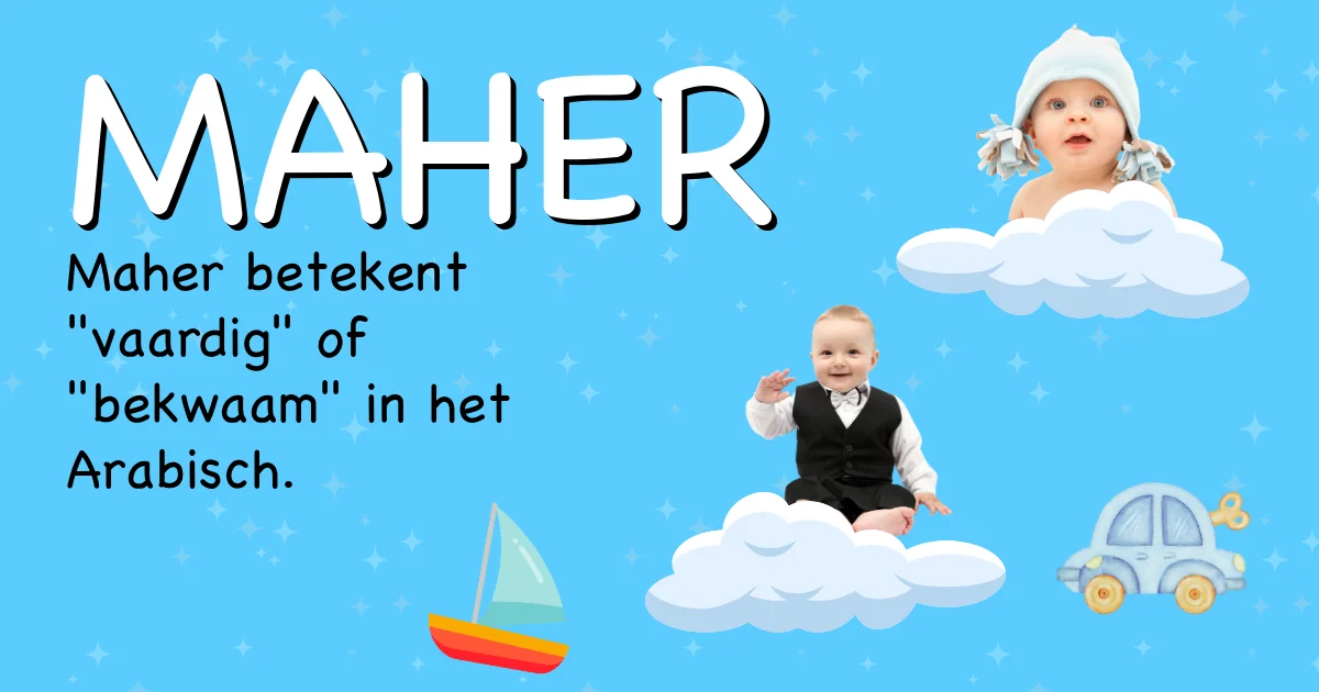 Betekenis van de naam Maher - Ontdek de herkomst en betekenis van deze voornaam
