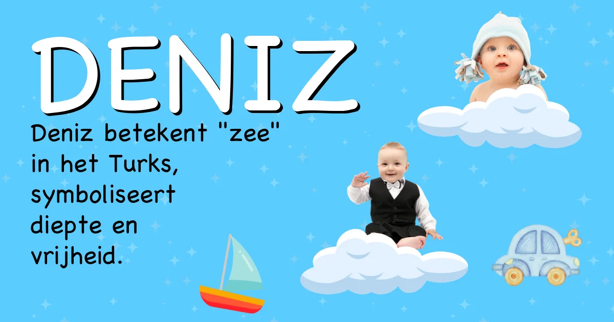 Betekenis van de naam Deniz - Ontdek de herkomst en betekenis van deze voornaam