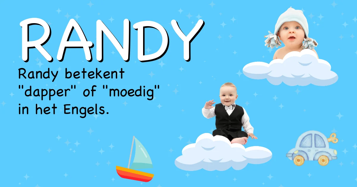 Betekenis van de naam Randy - Ontdek de herkomst en betekenis van deze voornaam