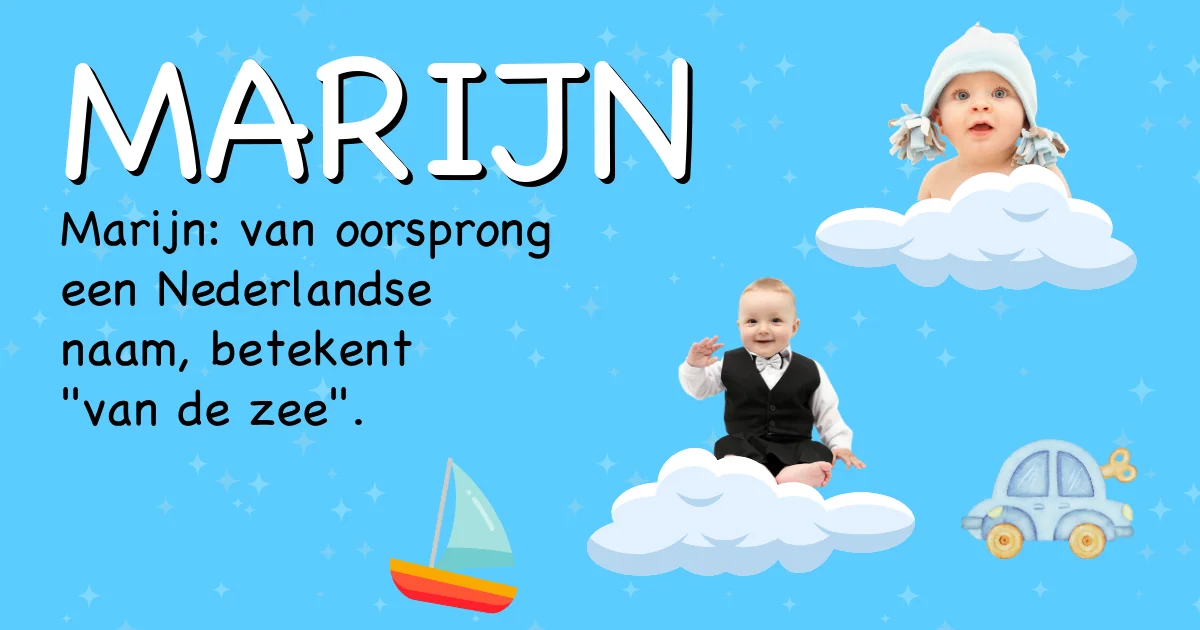 Betekenis van de naam Marijn - Ontdek de herkomst en betekenis van deze voornaam