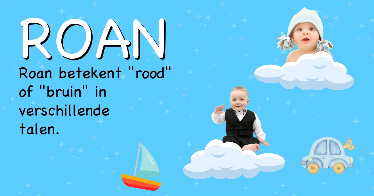 Betekenis van de naam Roan - Ontdek de herkomst en betekenis van deze voornaam